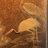 Stunning, Very Fine Antique Japanese Lacquer Writing Box with Inlaid Pearls