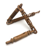 Whimsical Four Part Carved Whimsy
