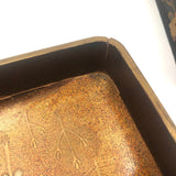 Stunning, Very Fine Antique Japanese Lacquer Writing Box with Inlaid Pearls