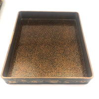 Stunning, Very Fine Antique Japanese Lacquer Writing Box with Inlaid Pearls