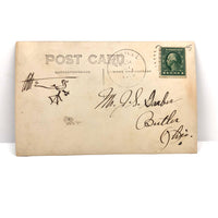 I'm Painting You a Picture, Antique Hand-painted Postcard Signed Drake
