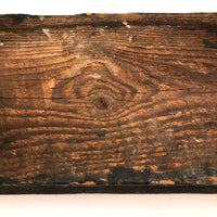 Wonderfully Sculptural Primitive Green Painted Wooden Stool