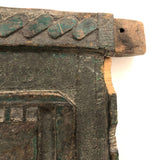Bus and Tree, Wonderful Nepalese Carved and Painted Wooden Panel