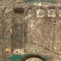 Bus and Tree, Wonderful Nepalese Carved and Painted Wooden Panel