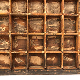 Gorgeous Old Wooden Printer's Tray