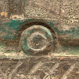 Bus and Tree, Wonderful Nepalese Carved and Painted Wooden Panel