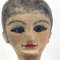 Carved, Jointed Wooden Ballerina Mannequin, Signed