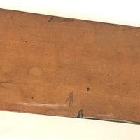 Lovely Old Wooden T-Square with Mirror Writing