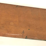Lovely Old Wooden T-Square with Mirror Writing