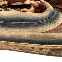 Well Worn Antique Tibetan Felted Wool and Hide Jhaalaam Boots