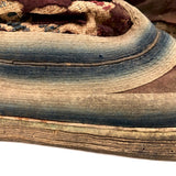 Well Worn Antique Tibetan Felted Wool and Hide Jhaalaam Boots