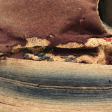Well Worn Antique Tibetan Felted Wool and Hide Jhaalaam Boots