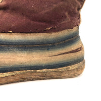 Well Worn Antique Tibetan Felted Wool and Hide Jhaalaam Boots