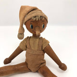 Vintage Wooden Articulated Pinocchio Doll