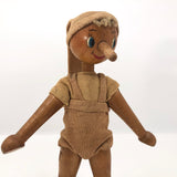 Vintage Wooden Articulated Pinocchio Doll