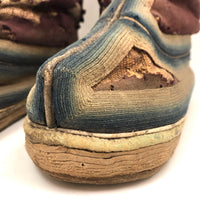 Well Worn Antique Tibetan Felted Wool and Hide Jhaalaam Boots