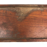 Antique Sections of a Sphere Wooden Blocks Set in Finger Jointed Slide Top Box
