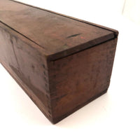 Antique Sections of a Sphere Wooden Blocks Set in Finger Jointed Slide Top Box