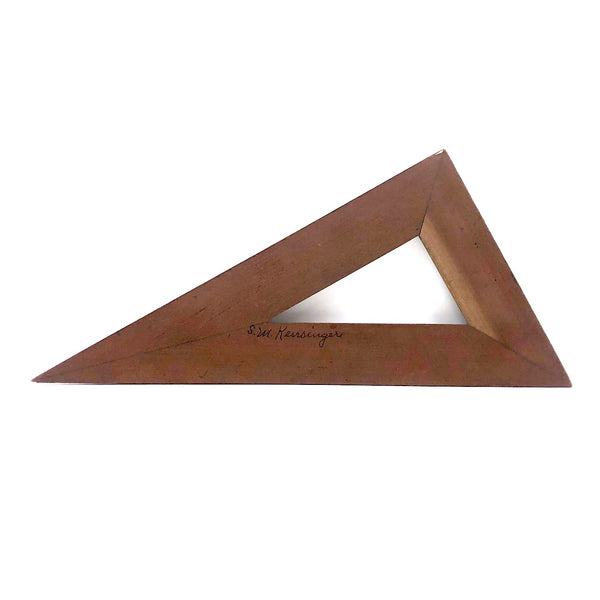 S.M. Kensinger's Lovely Wooden Drafting Triangle