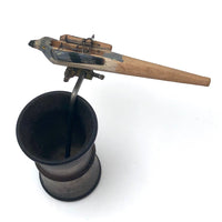 Carved, Painted Antique Mechanical Bird
