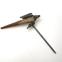 Carved, Painted Antique Mechanical Bird
