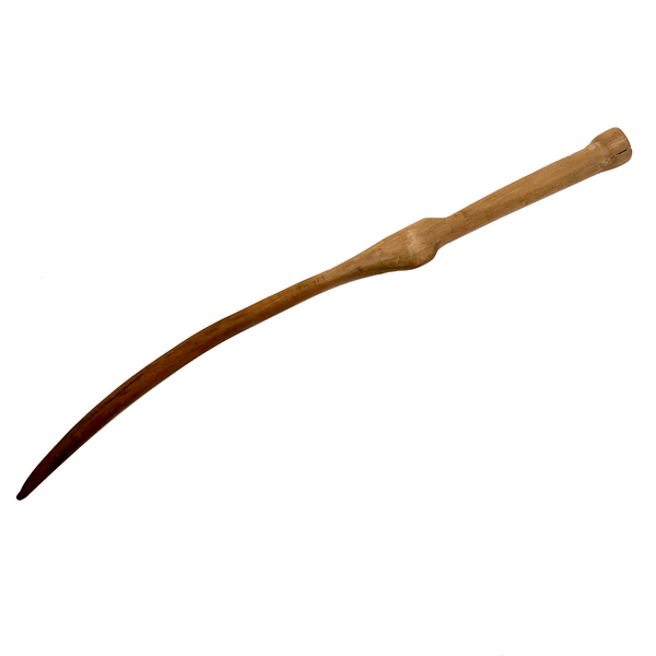 Hand-carved Old Wooden Donut Turner