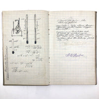 Harry Nielson's 1917-19 Biology & Hygiene Notebooks with Tons of Diagrams