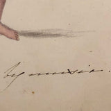 Early 19th Century British Watercolor, Beauty Chastened by Amnesia (???)