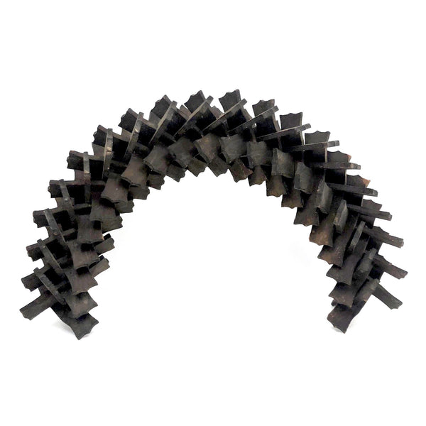 Old Salvaged Interlocking Pieces Tramp Art Frame Fragment