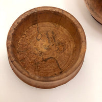 Treen Souvenir Jar with Inlay