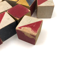 More Beautifully Worn Old Color Cubes - 25 Block Set