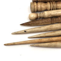 Collection of Antique Bodkins, Presumed Sailor Made