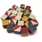 More Beautifully Worn Old Color Cubes - 25 Block Set