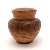 Treen Souvenir Jar with Inlay