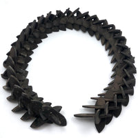 Old Salvaged Interlocking Pieces Tramp Art Frame (or Giant Whimsy)