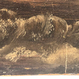 Moody 19th Century Oil Seascape on Windor & Newton Board