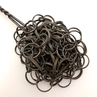 Linked Loops Antique Metal Pot Scrubber