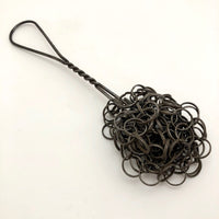 Antique Chain Link Metal Wire Pot Scrubber Kitchen Tool 1900 - The