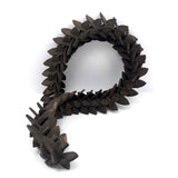 Old Salvaged Interlocking Pieces Tramp Art Frame (or Giant Whimsy)