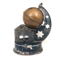 Cool Spinning Globe and Stars Coin Slot Bank