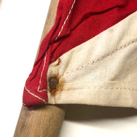 Allen Smith's WWII Era Red and White Signal Flags, A Pair