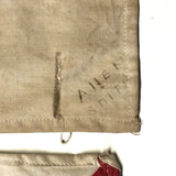 Allen Smith's WWII Era Red and White Signal Flags, A Pair