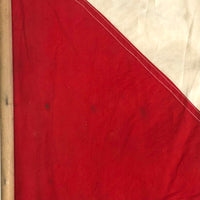 Allen Smith's WWII Era Red and White Signal Flags, A Pair