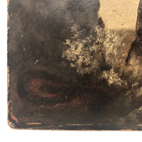 Moody 19th Century Oil Seascape on Windor & Newton Board
