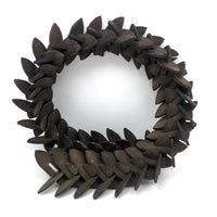 Old Salvaged Interlocking Pieces Tramp Art Frame (or Giant Whimsy)