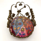 Gold Painted Tin Can Trampy Pin Cushion Chair