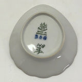 Bing & Grondahl Denmark Porcelain Ashtray and Cigarette Holder with Blossom on Branch - A Set