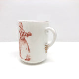 Rare Wileman & Shelley China Chocolate Cup for Walter Baker & Co, Dorchester, MA