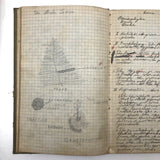 Harry Nielson's 1917-19 Biology & Hygiene Notebooks with Tons of Diagrams