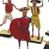 C. 1940s Mexican Folk Art Bullfighters Set